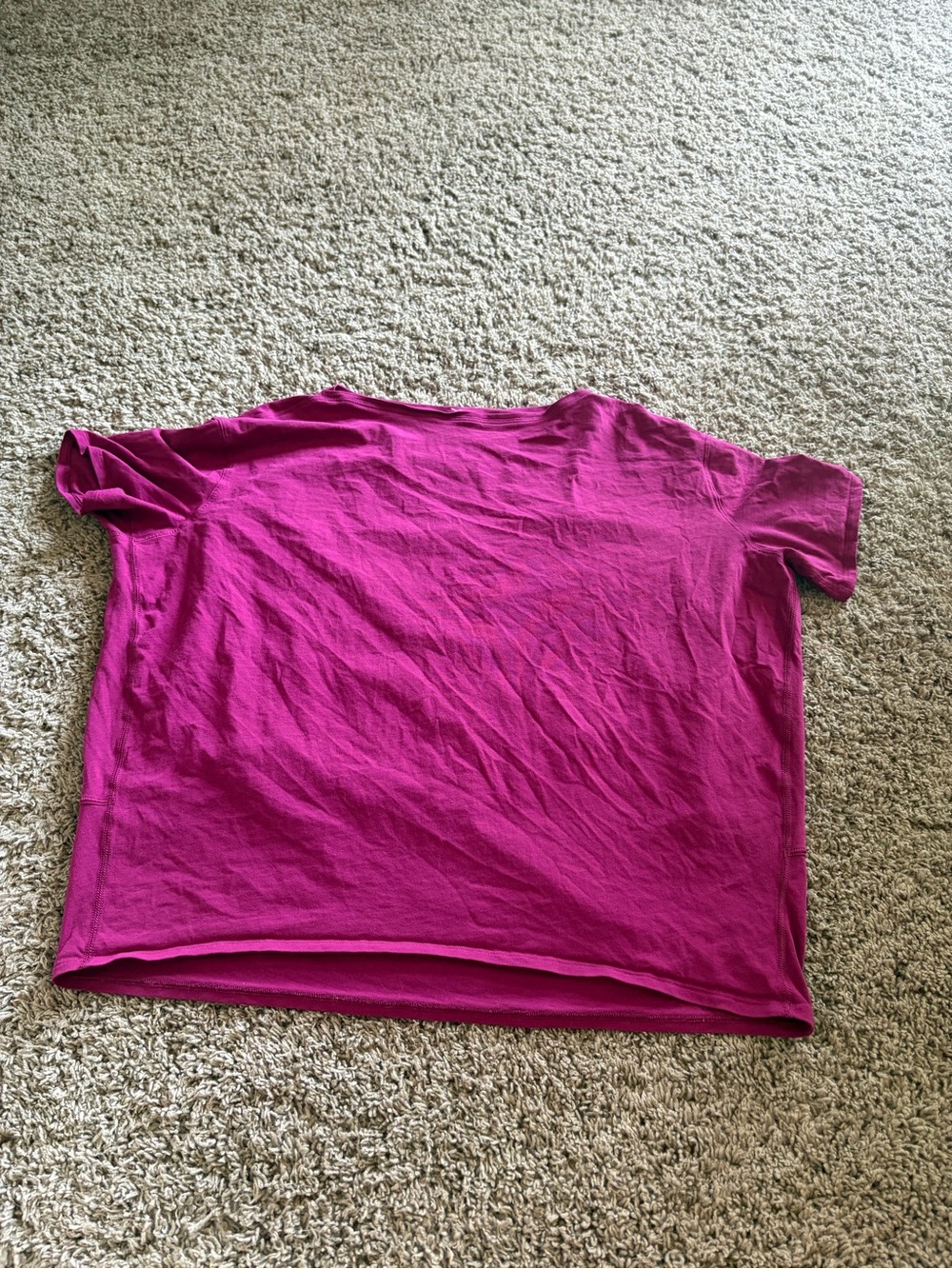 lululemon athletica Short Sleeve Tee in Bright Magenta